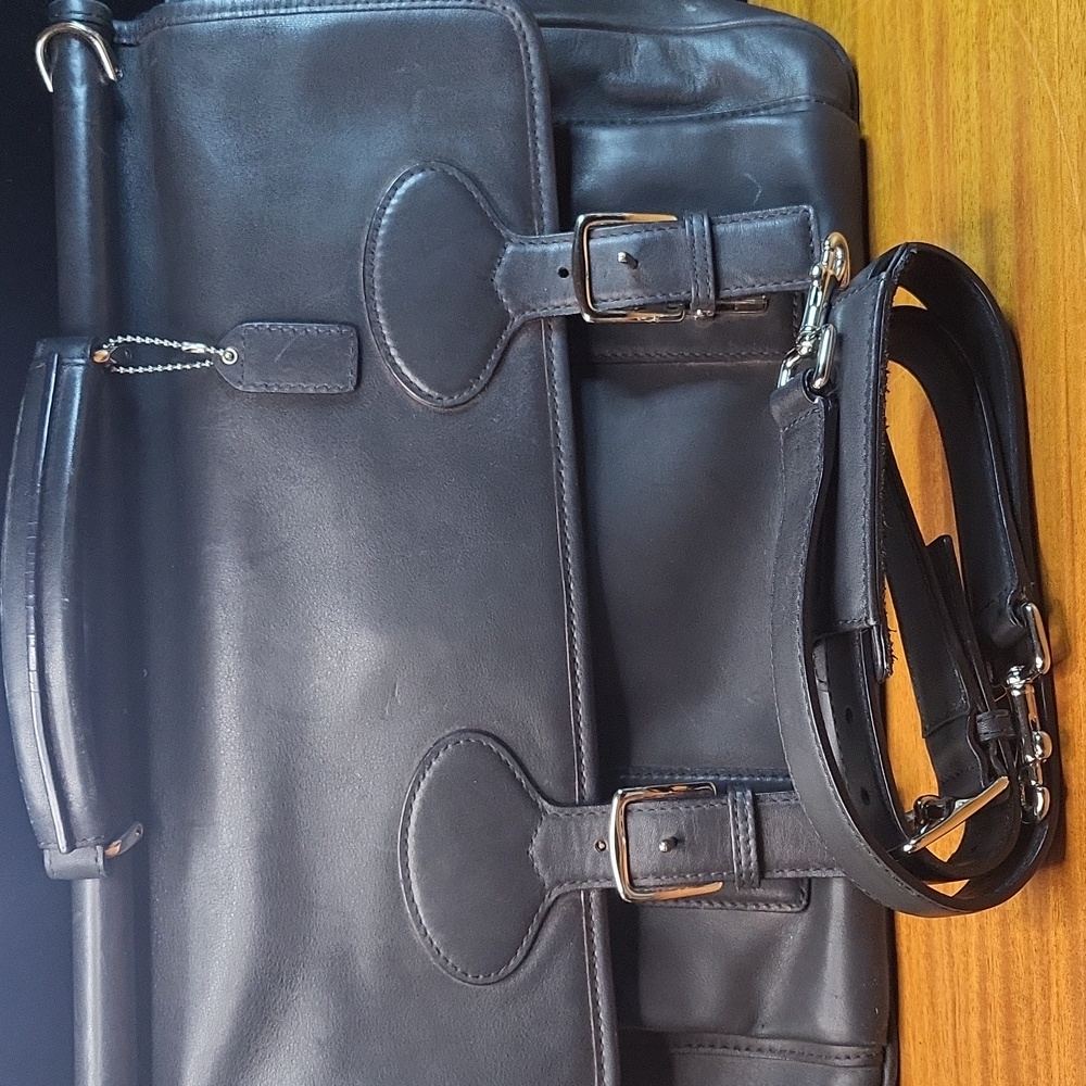 Coach Black Leather Men's Briefcase - Picture 7 of 7